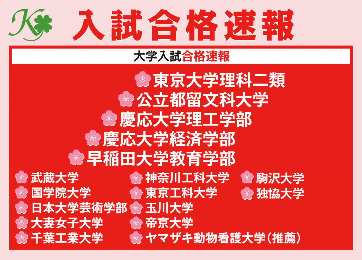合格速報